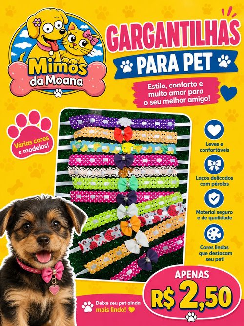 Gargantilha para Pet