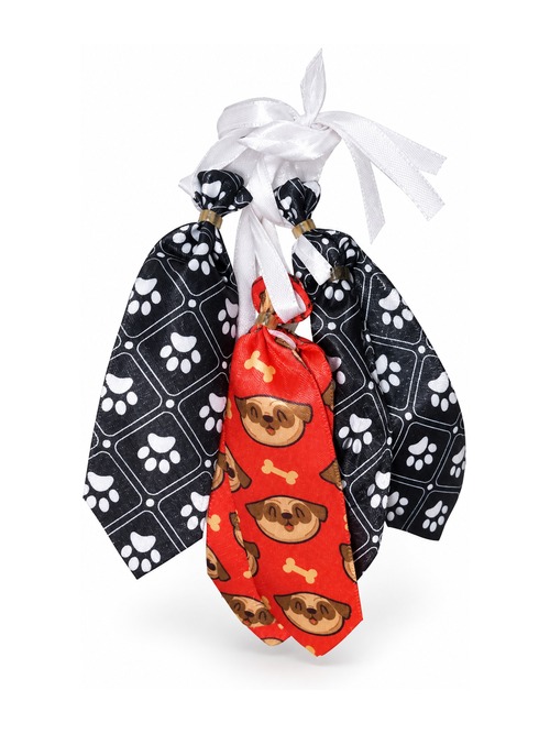 Gravatinhas para pet em tecido, estampas variadas